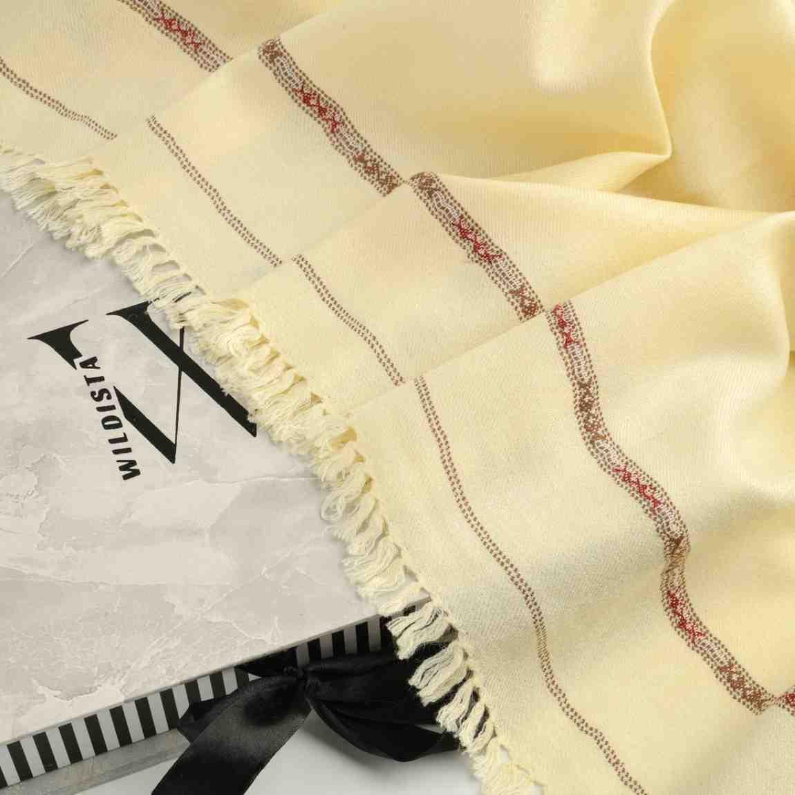 OFF-WHITE COLOR WOOLEN SHAWL